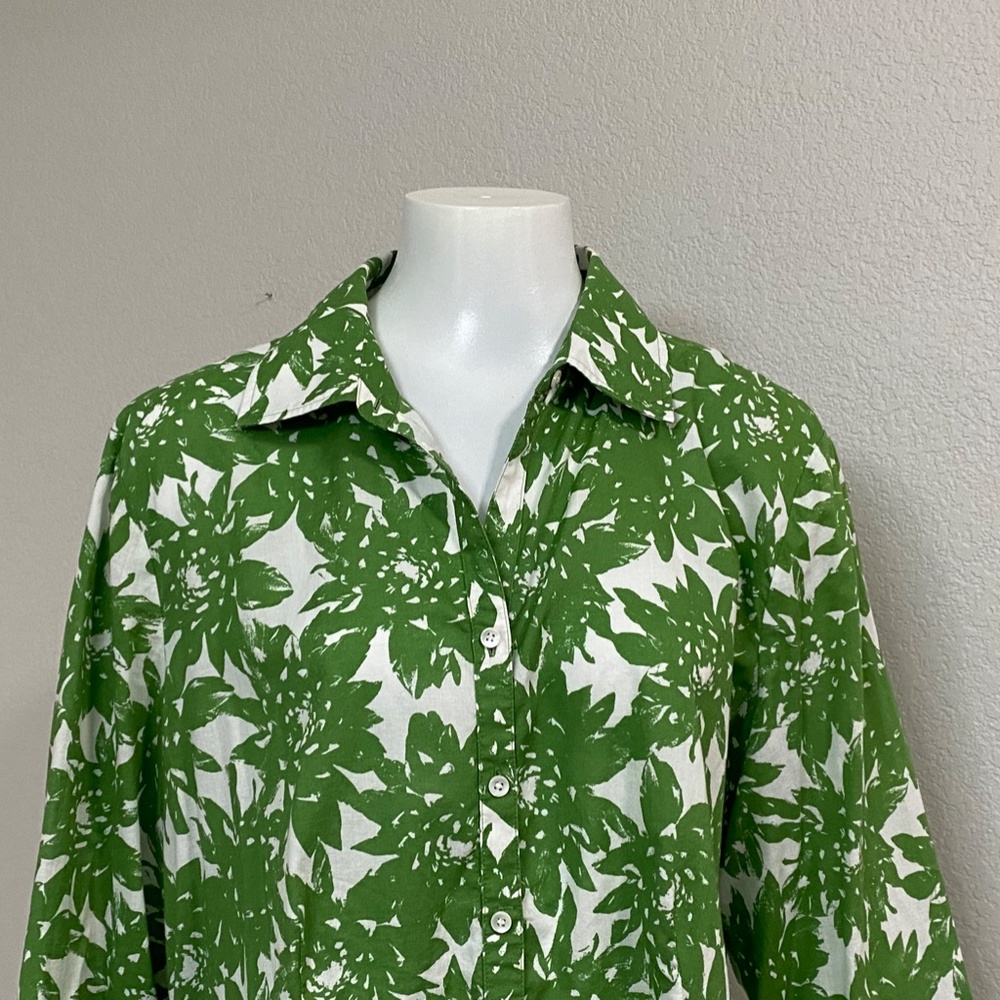 Jones New York Sport Woman Cotton Shirt Size 1X - Picture 3 of 6